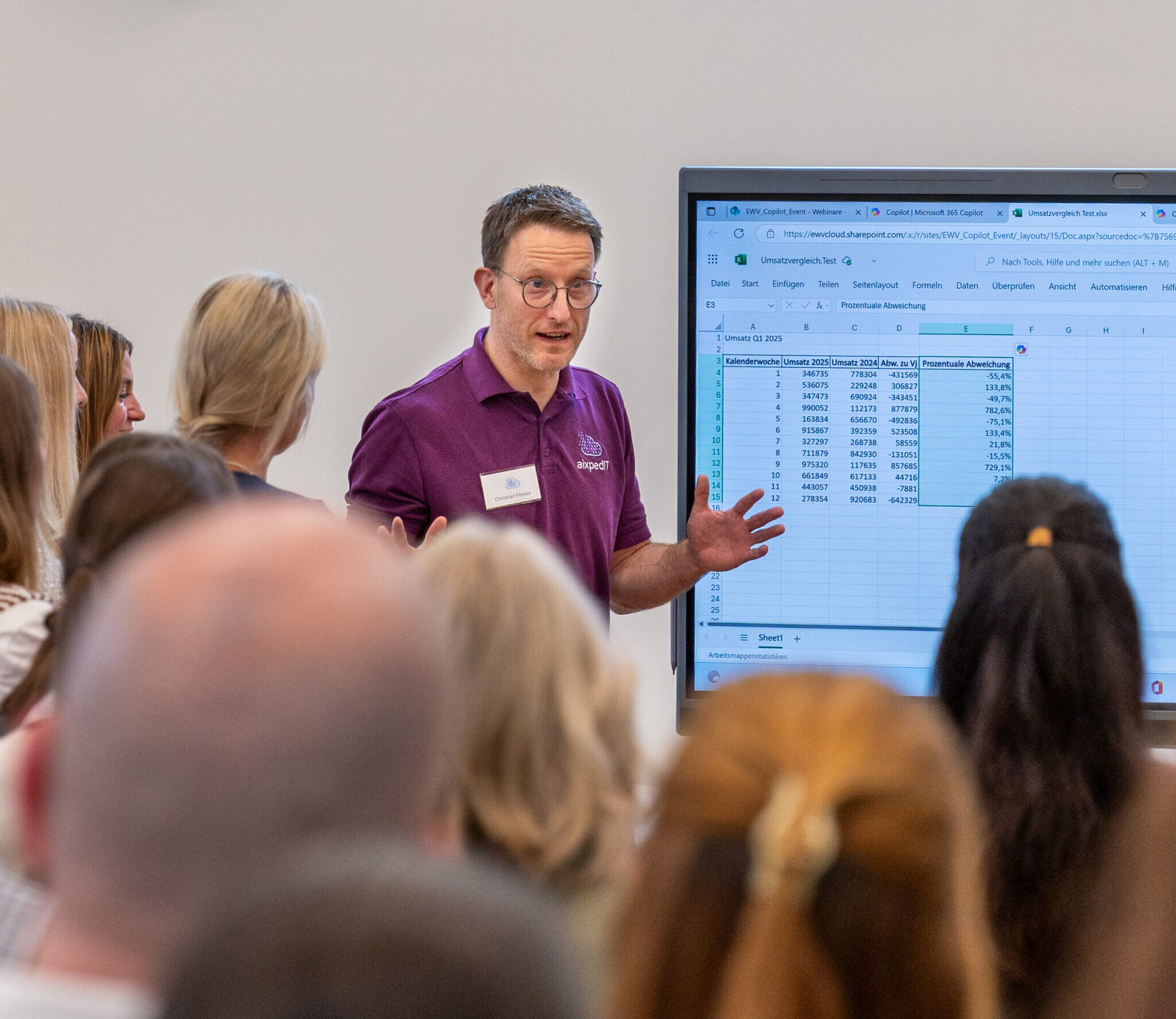 Christian Freese im KI-Workshop